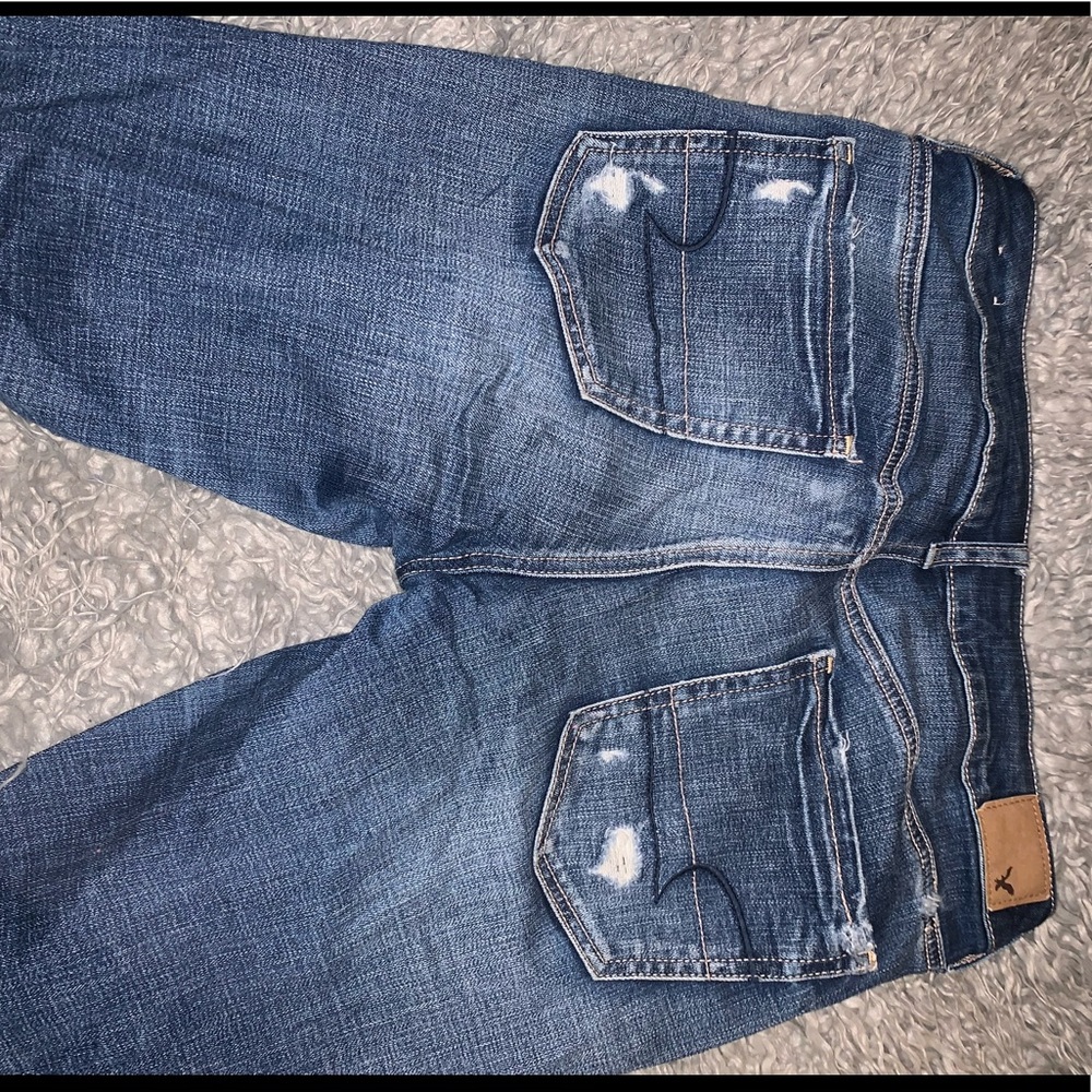American Eagle Distressed Patch Jeans - image 5